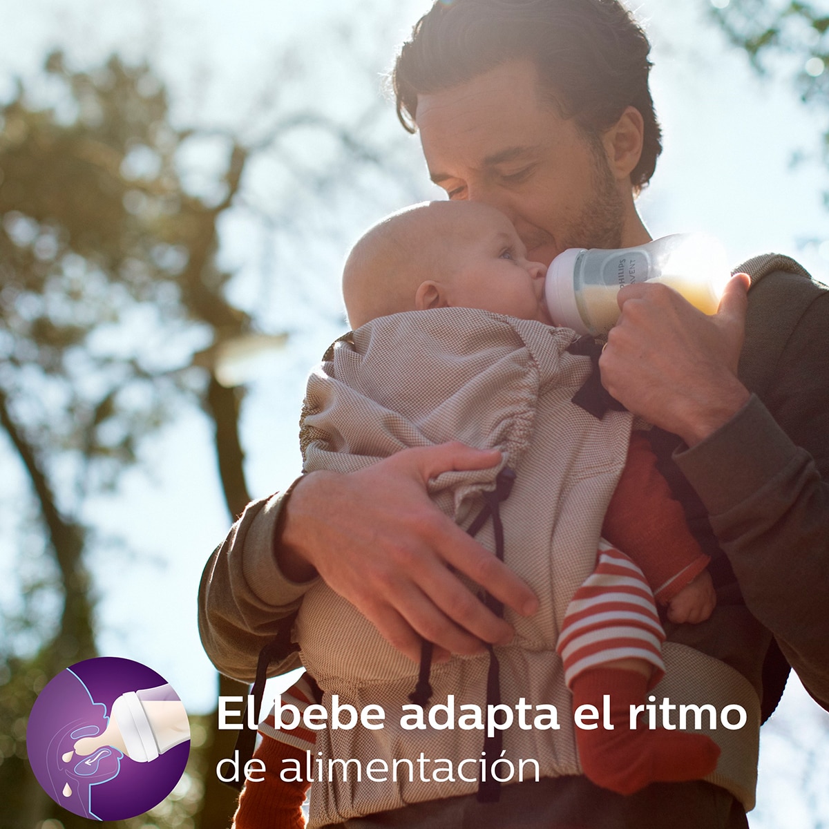 Pack regalo Philips Avent Natural Response, 2 biberones 260ml, Tetinas flujo 3 medio y 2 chupetes ultra air, - Blanco Blanco-3