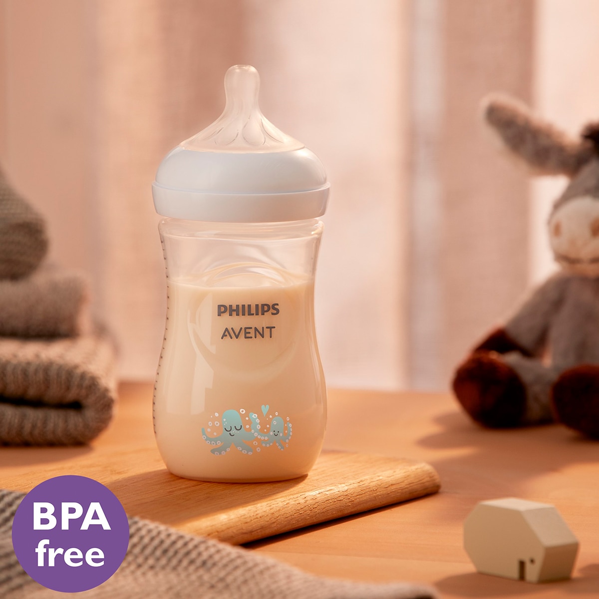 Pack regalo Philips Avent Natural Response, 2 biberones 260ml, Tetinas flujo 3 medio y 2 chupetes ultra air, - Blanco Blanco-7