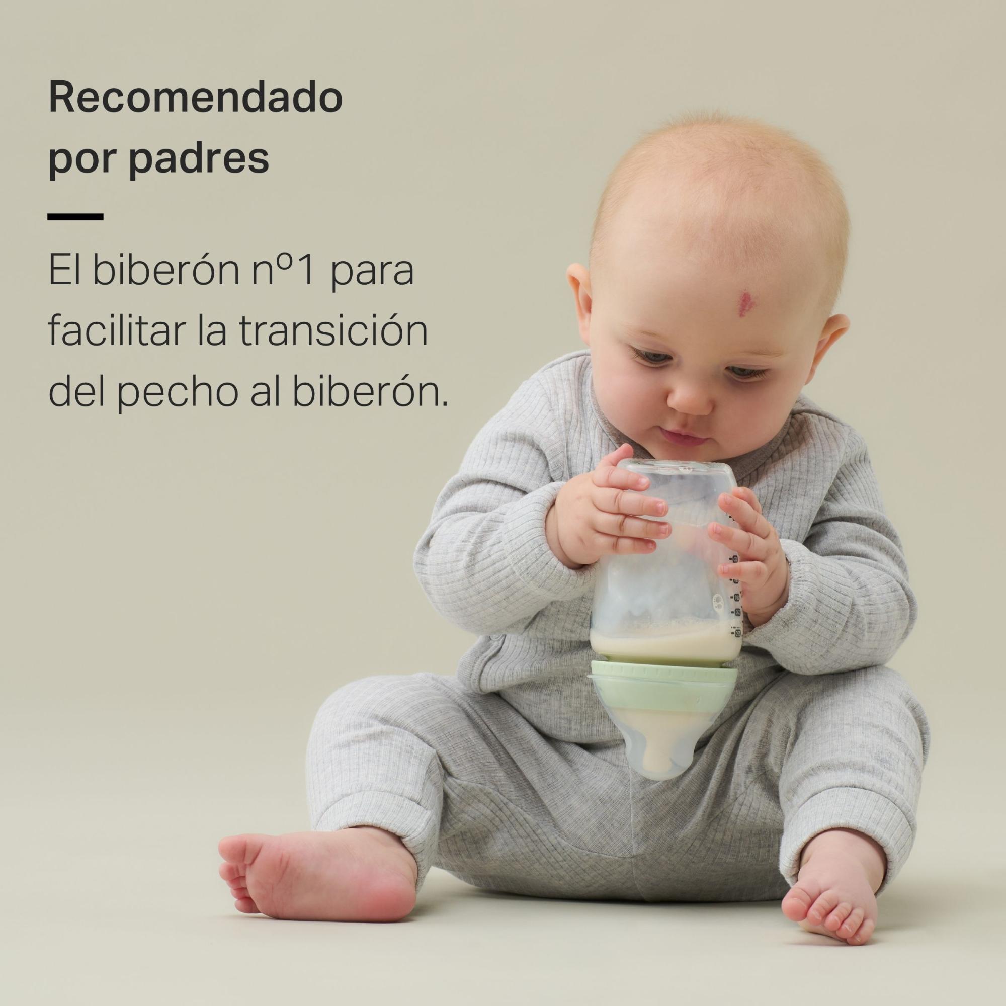 Set 1os. comienzos biberones cristal Tommee Tippee Natural Start Blanco Blanco-4