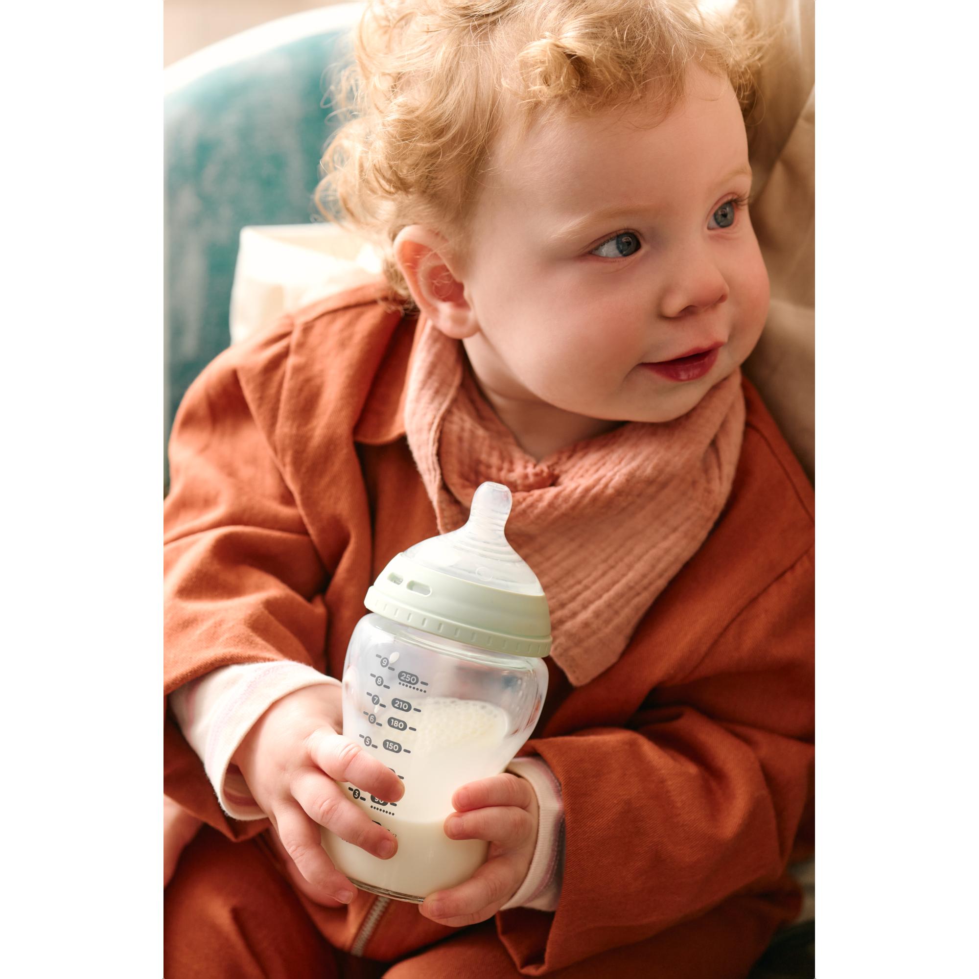 Set 1os. comienzos biberones cristal Tommee Tippee Natural Start Blanco Blanco-8