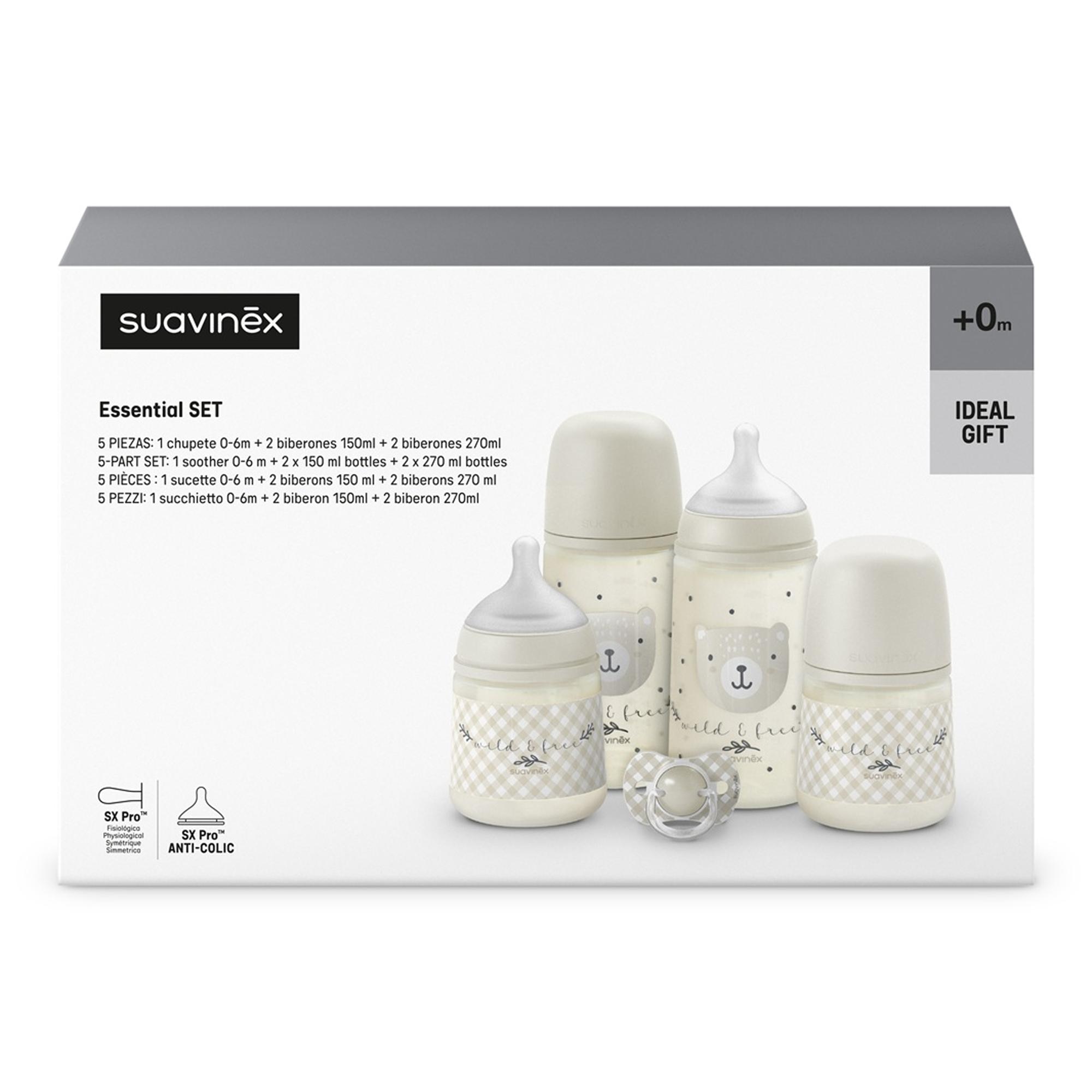 Conjunto de Amamentação Primeiros Meses 5 Peças Coleção Wild&free Cinzento-claro-2