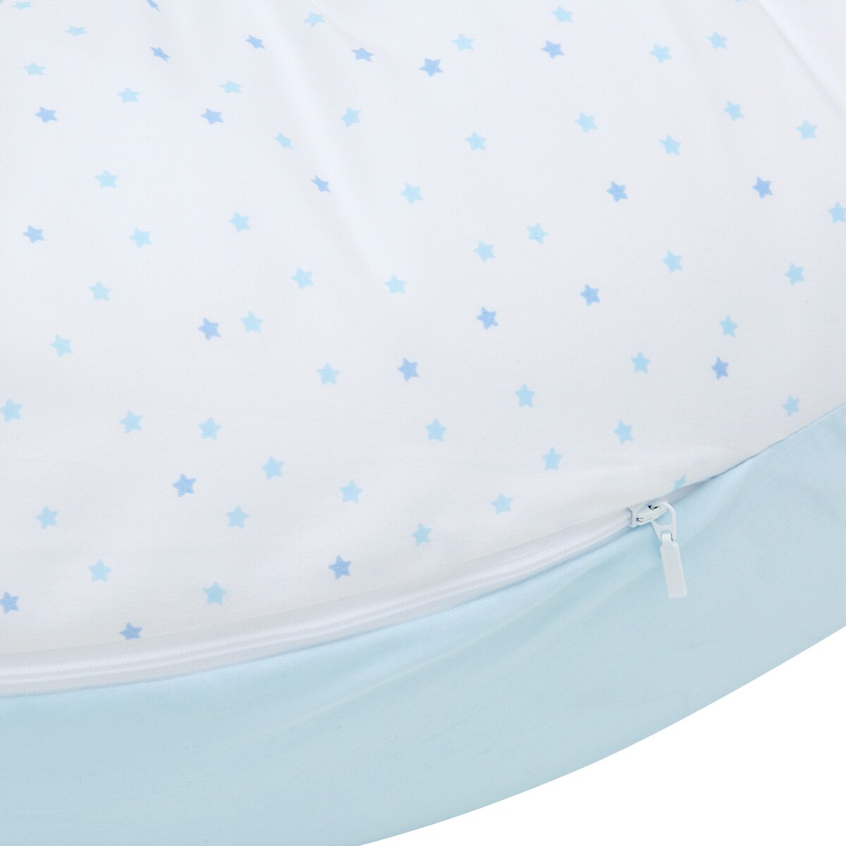 Almohada de lactancia XL Cotton Juice Baby Home Estrellas microperlas - Azul Azul-5
