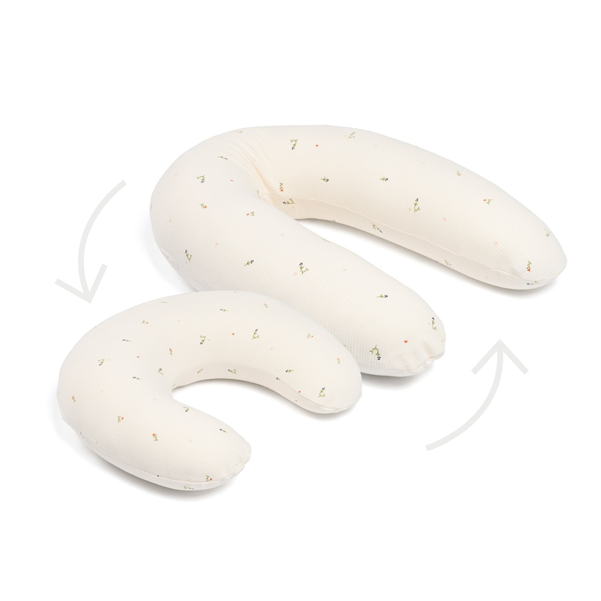 Babymoov - Almohada maternal y de lactancia Doomoo Twisty 2 en 1.