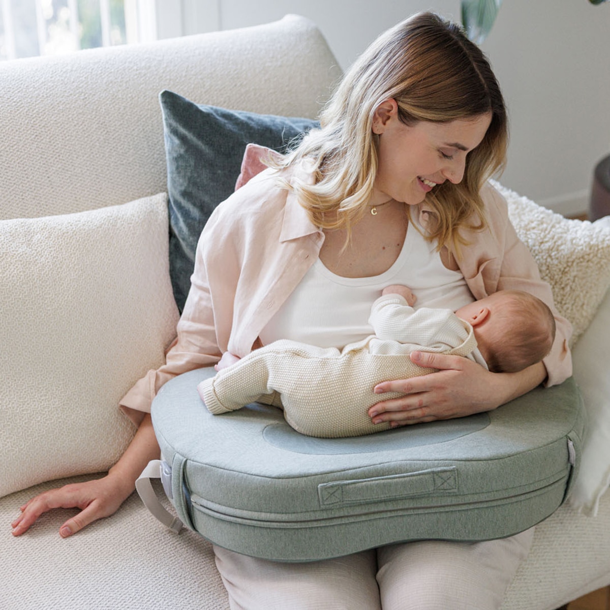 Almofada de Amamentação Elysia Bege-11