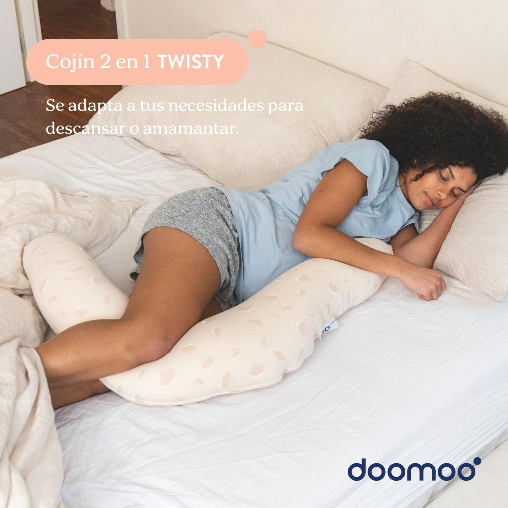 Almohada maternal y de lactancia Doomoo Twisty 2 en 1 Arena Arena-4