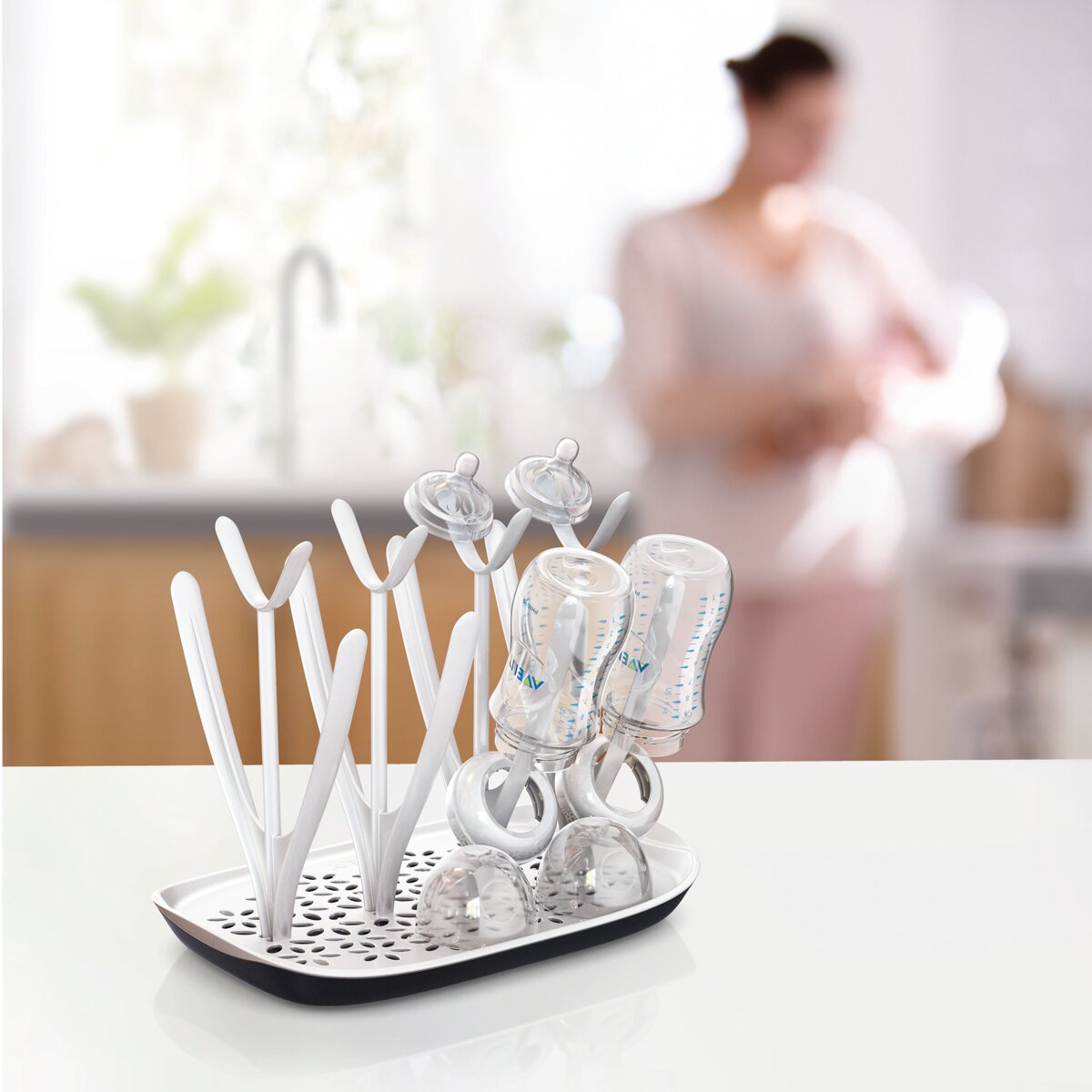 Escorre Biberões Philips Avent branco/preto Branco / Preto-2