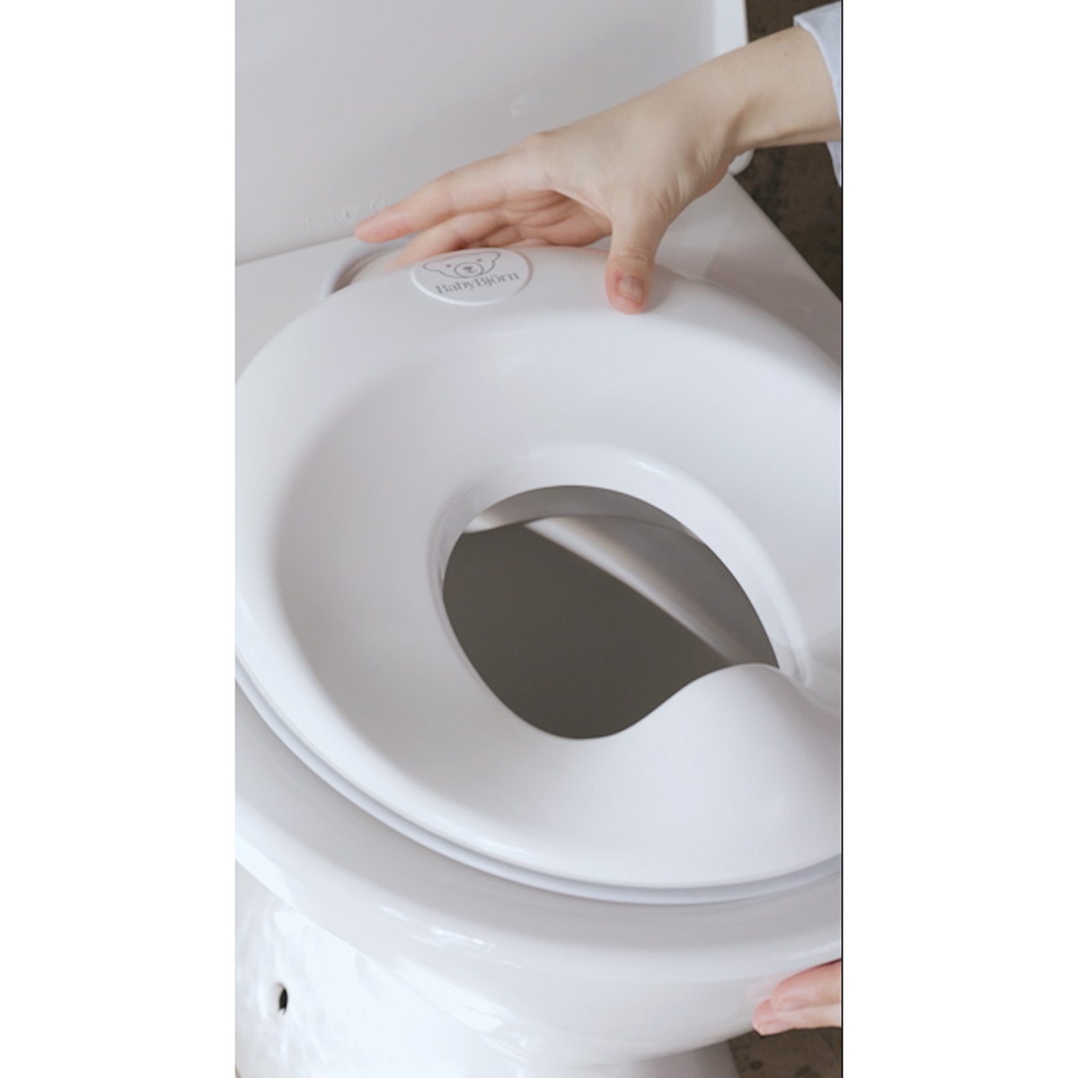 Redutor para WC Cinzento Suave-3
