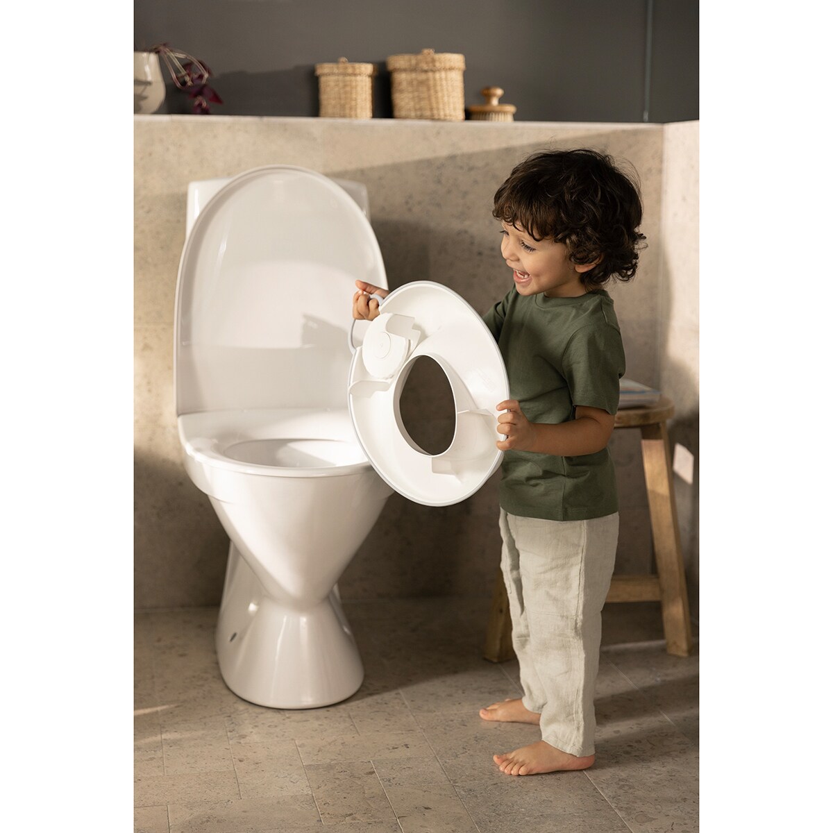 Redutor para WC Cinzento Suave-11