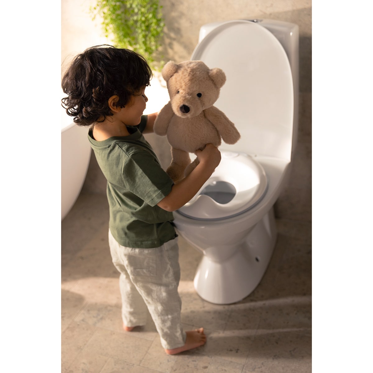 Redutor para WC Cinzento Suave-13