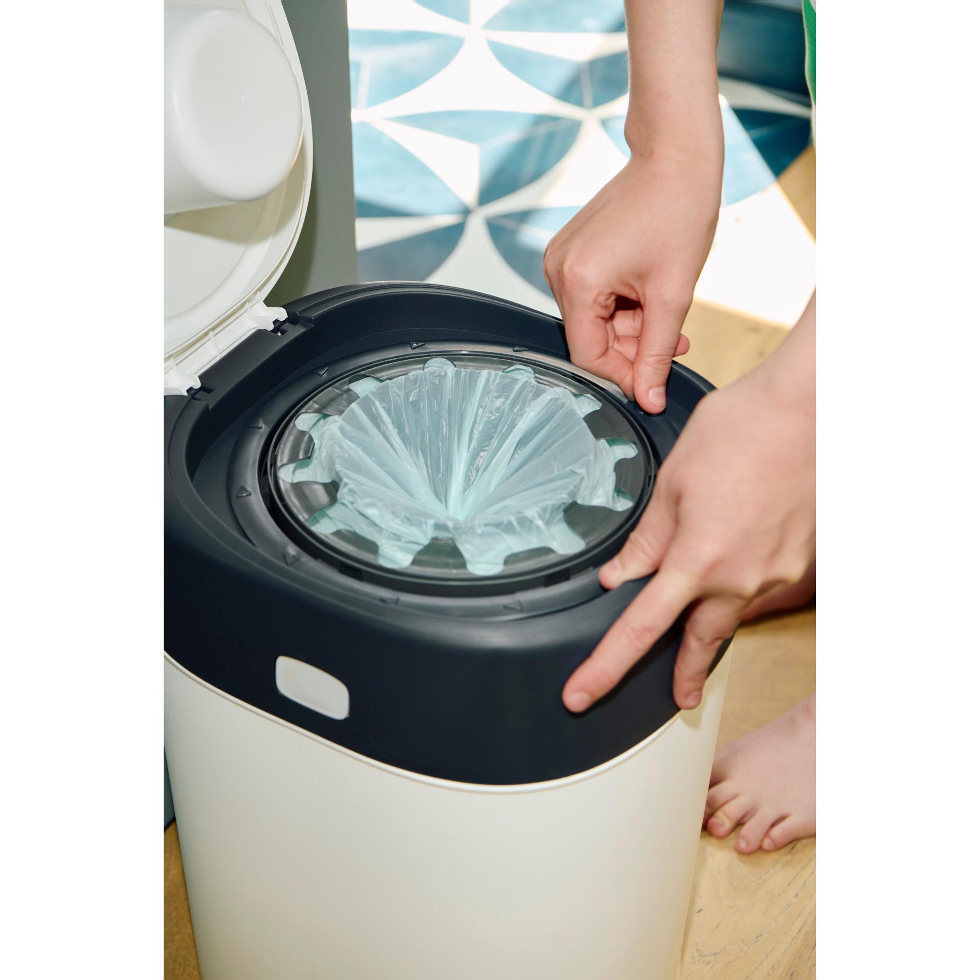 Contenedor de pañales Tommee Tippee Sangenic Twist & Click - Rosa pastel Blanco-12
