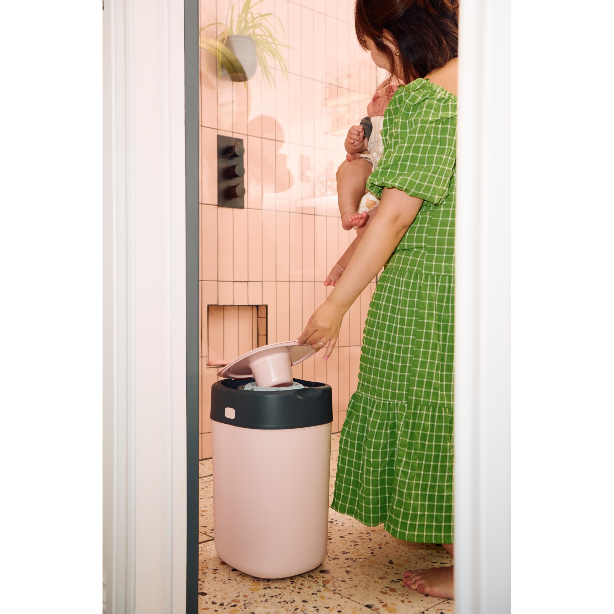 Contenedor de pañales Tommee Tippee Sangenic Twist & Click - Rosa pastel Rosa pastel-13