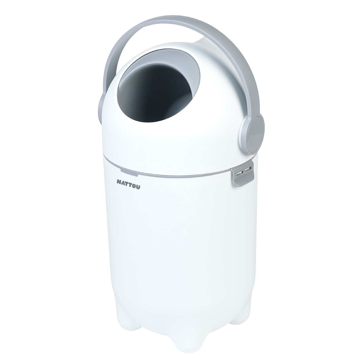 Contenedor de pañales Nattou Dropy sin bolsa - Blanco Blanco-2