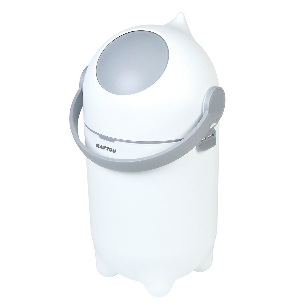 Contenedor de pañales Nattou Dropy sin bolsa - Blanco Blanco-3