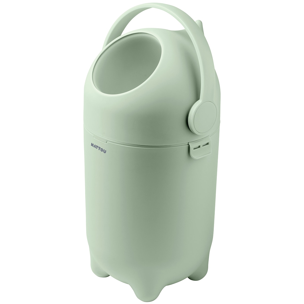 Recipiente para Fraldas Dropy sem Saco Verde-claro-3