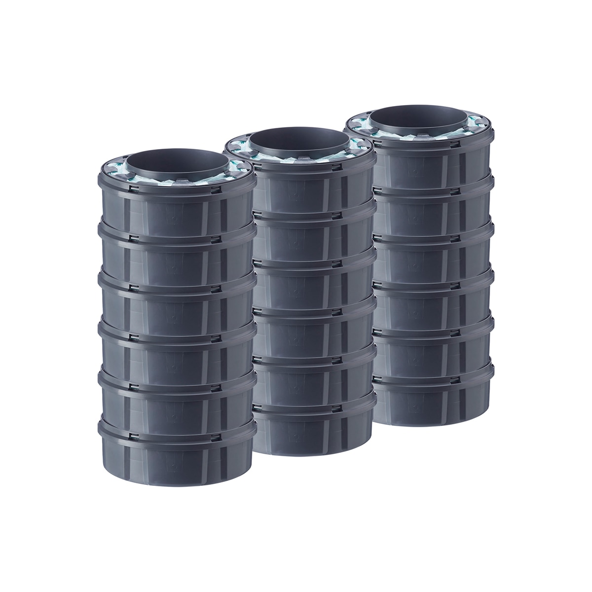 Imagen 0 de Pack de 18 Unidades de Recambios Tommee Tippee Sangenic Twist & Click para Contenedor de Pañales gris Gris