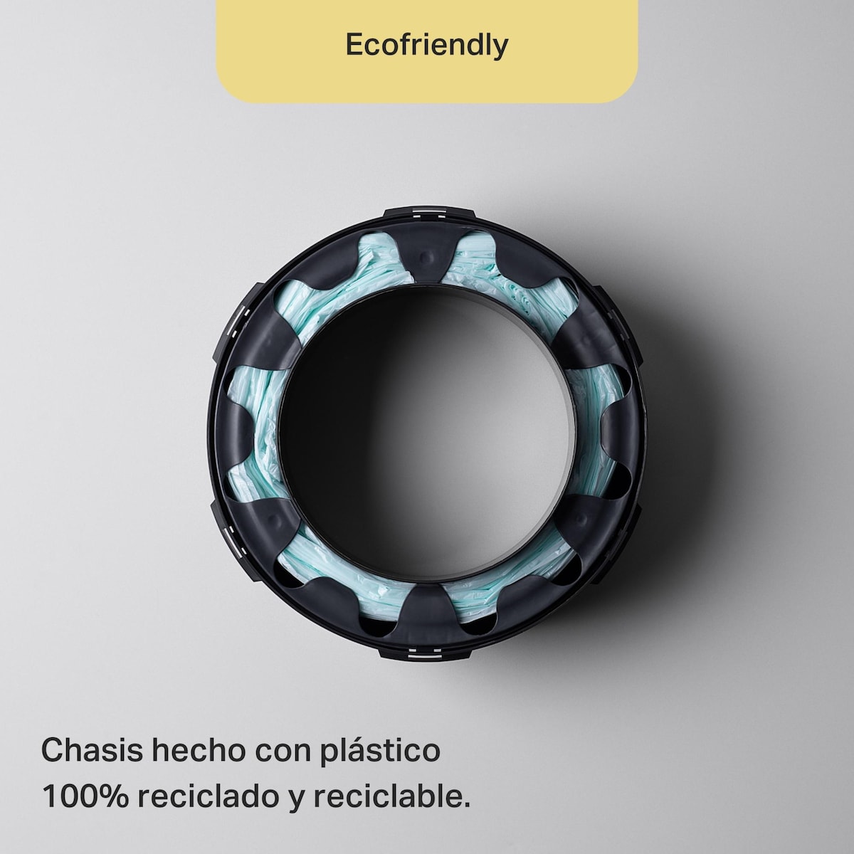 Pack de 12 unidades de recarga Sangenic Twist & Click para recipientes de fraldas cinzento Cinzento-4