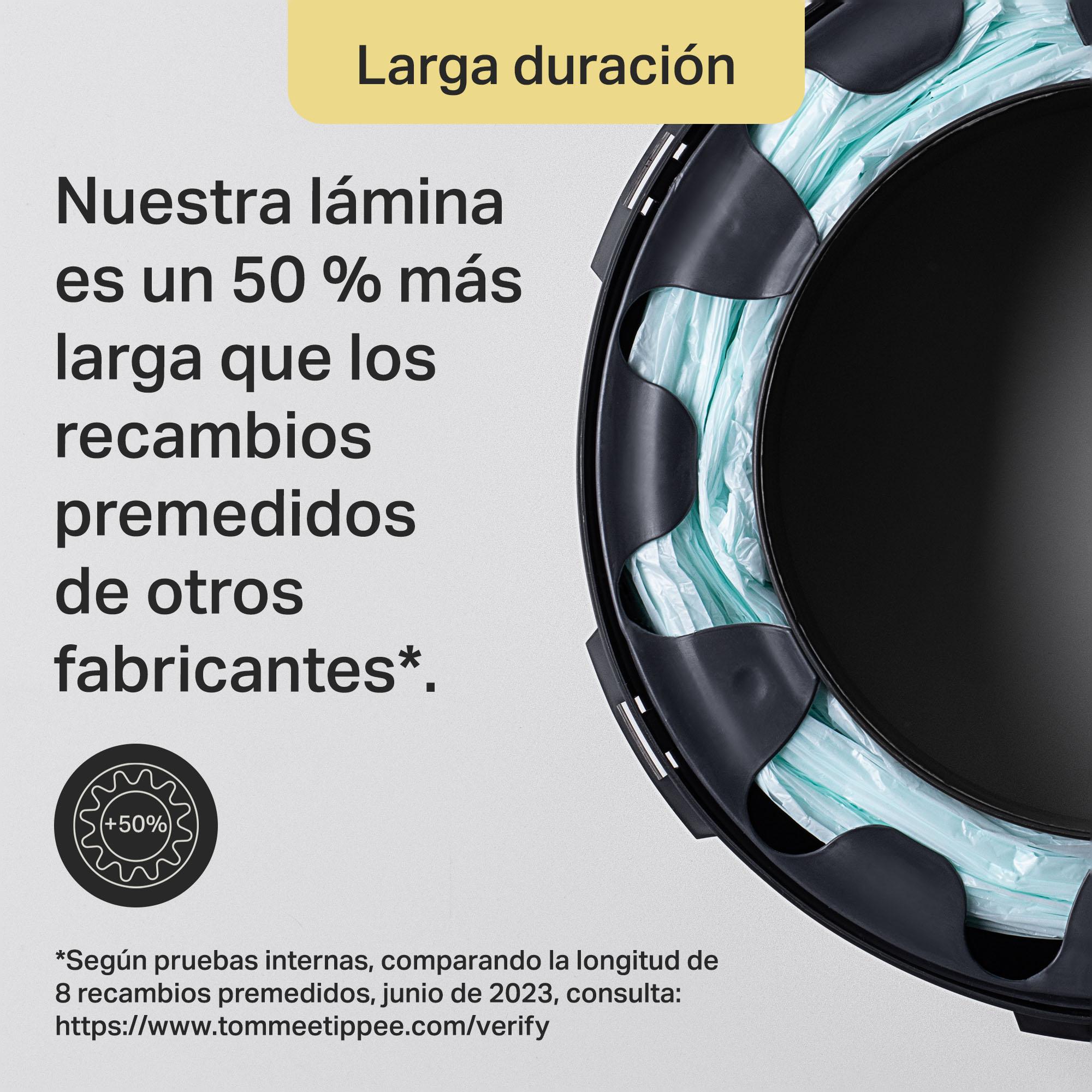 Pack de 4+2 de Recambios Tommee Tippee Sangenic Twist & Click para Contenedor de Pañales - Gris oscuro Gris oscuro-5
