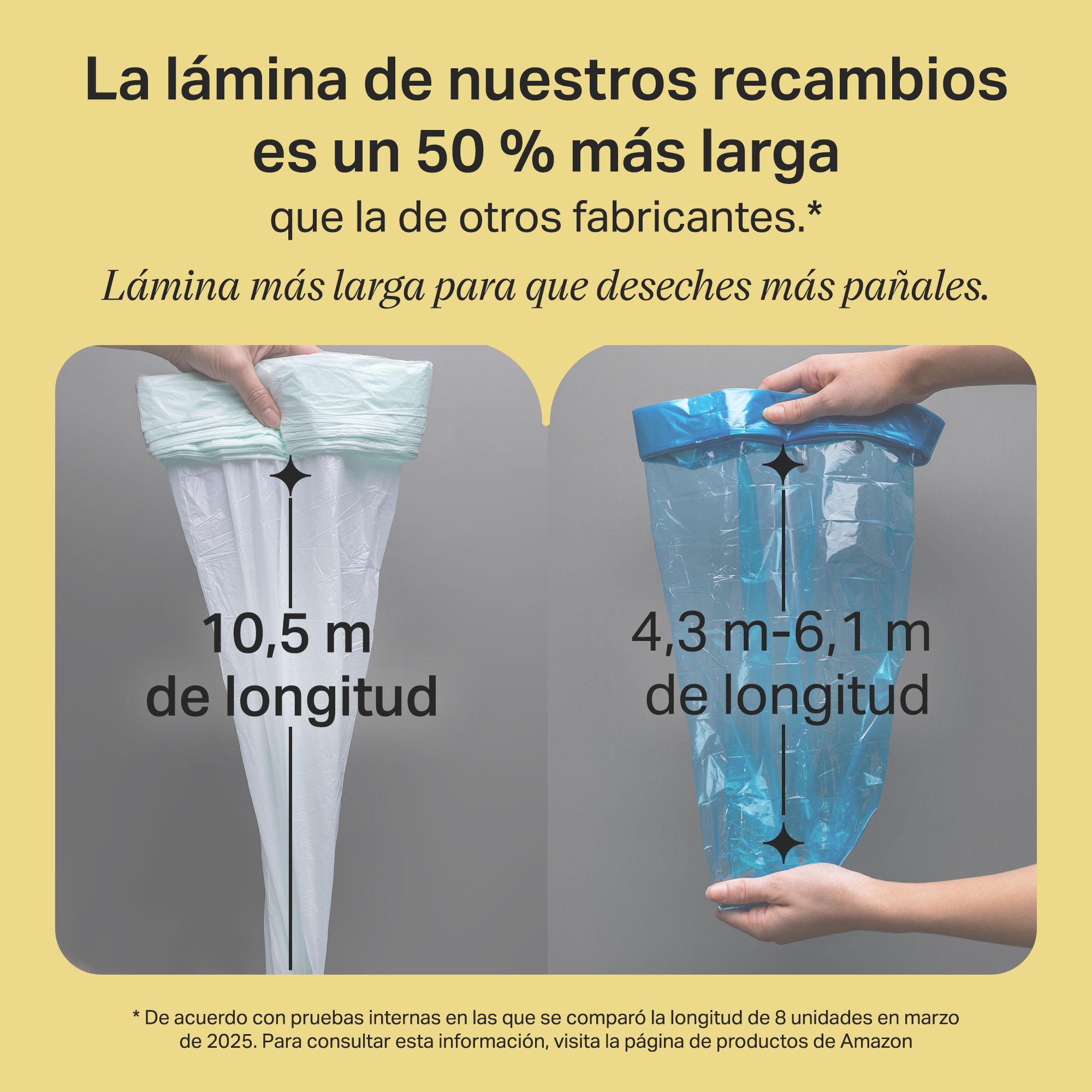 Pack de 4+2 de Recambios Tommee Tippee Sangenic Twist & Click para Contenedor de Pañales - Gris oscuro Gris oscuro-6
