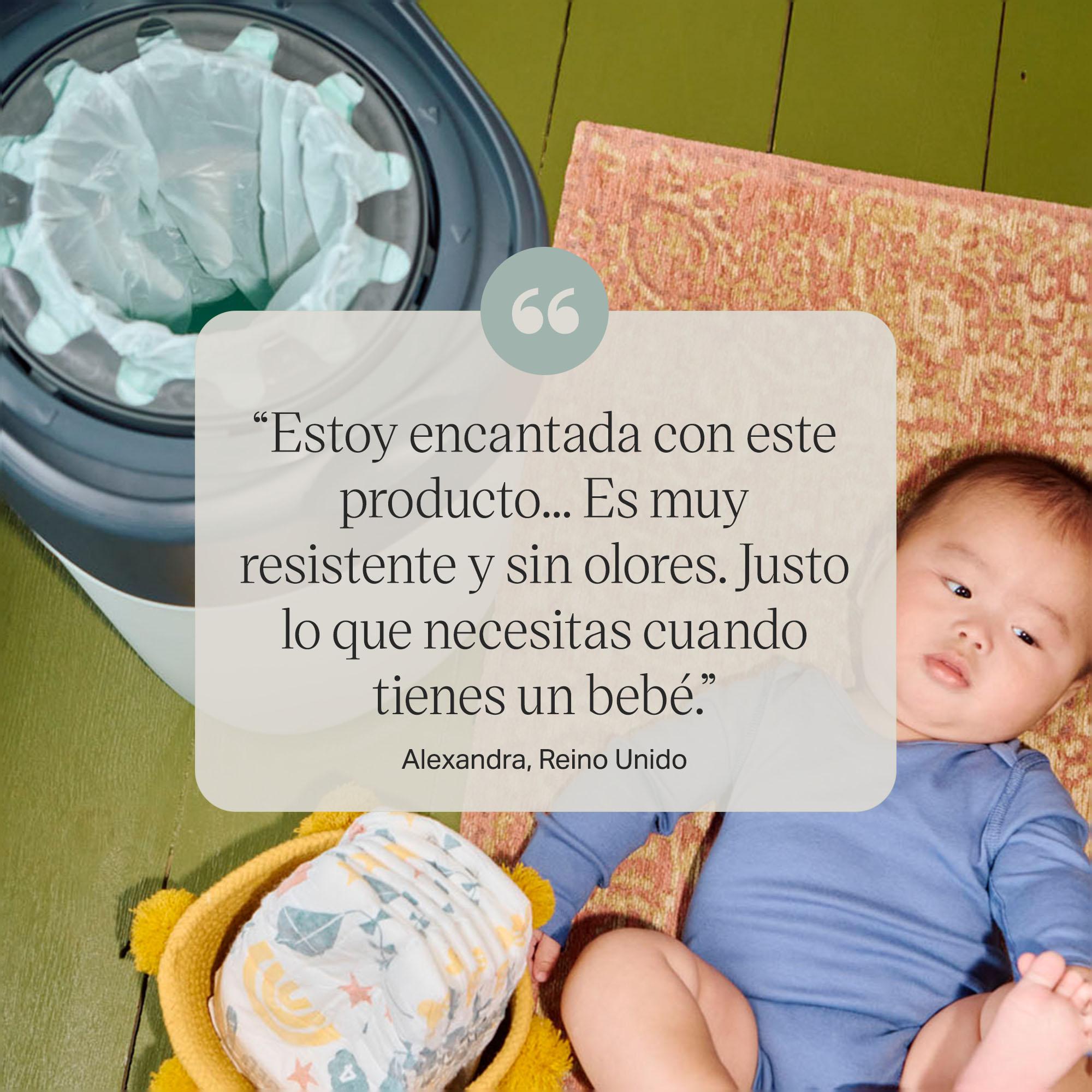 Pack de 4+2 de Recambios Tommee Tippee Sangenic Twist & Click para Contenedor de Pañales - Gris oscuro Gris oscuro-8