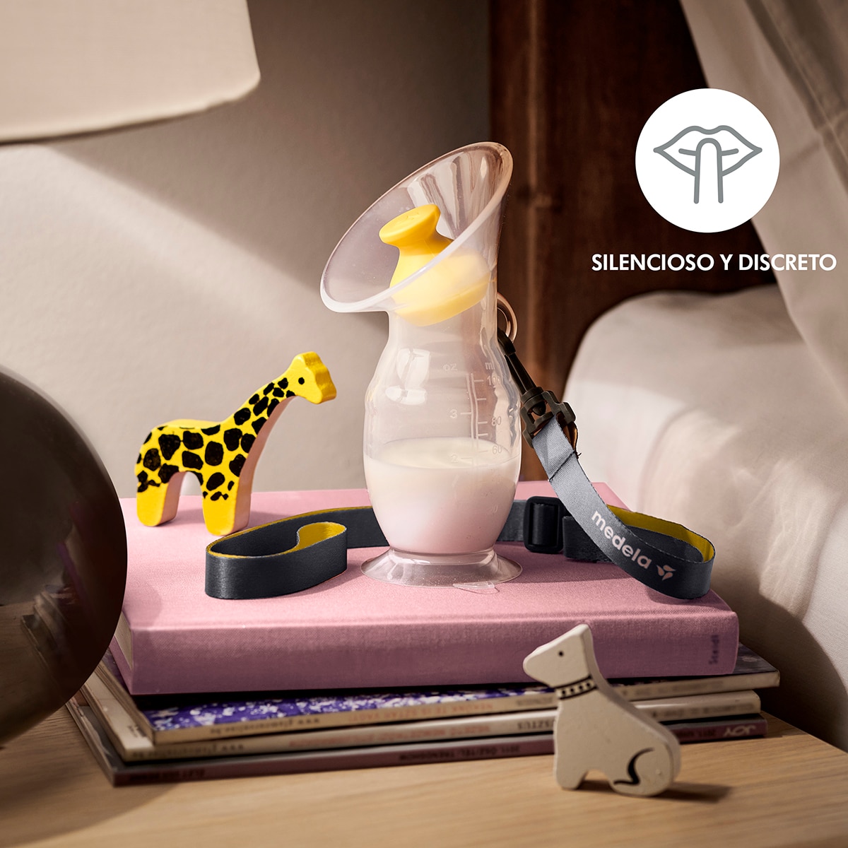 Recolhedor de Leite Materno em Silicone Branco-9