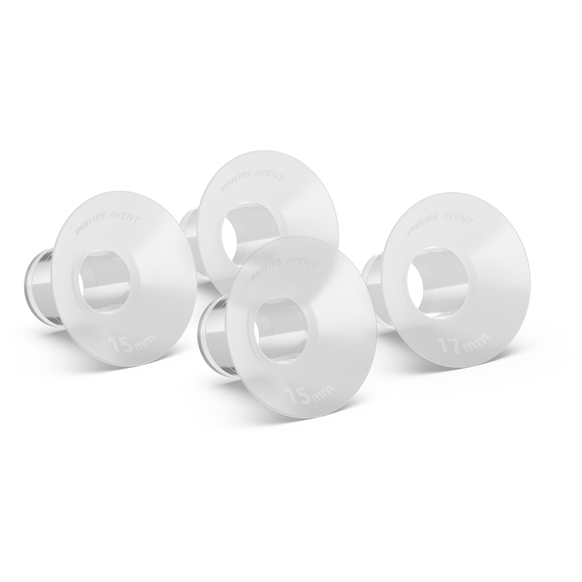 Philips Avent - Almohadillas sacaleches manos libres Philips Avent tallas 15 y 17mm.