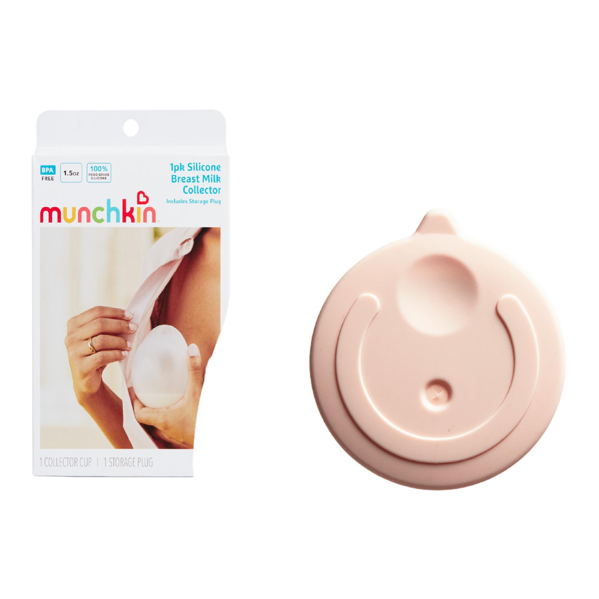 Munchkin - Copas colectoras leche materna Munchkin Flow silicona.