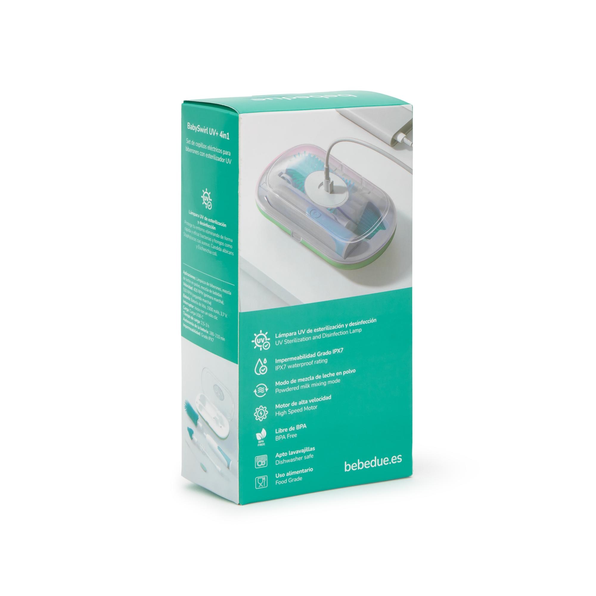 Preparador  4 em 1 BebeDue para biberões BabySwirl Branco-6