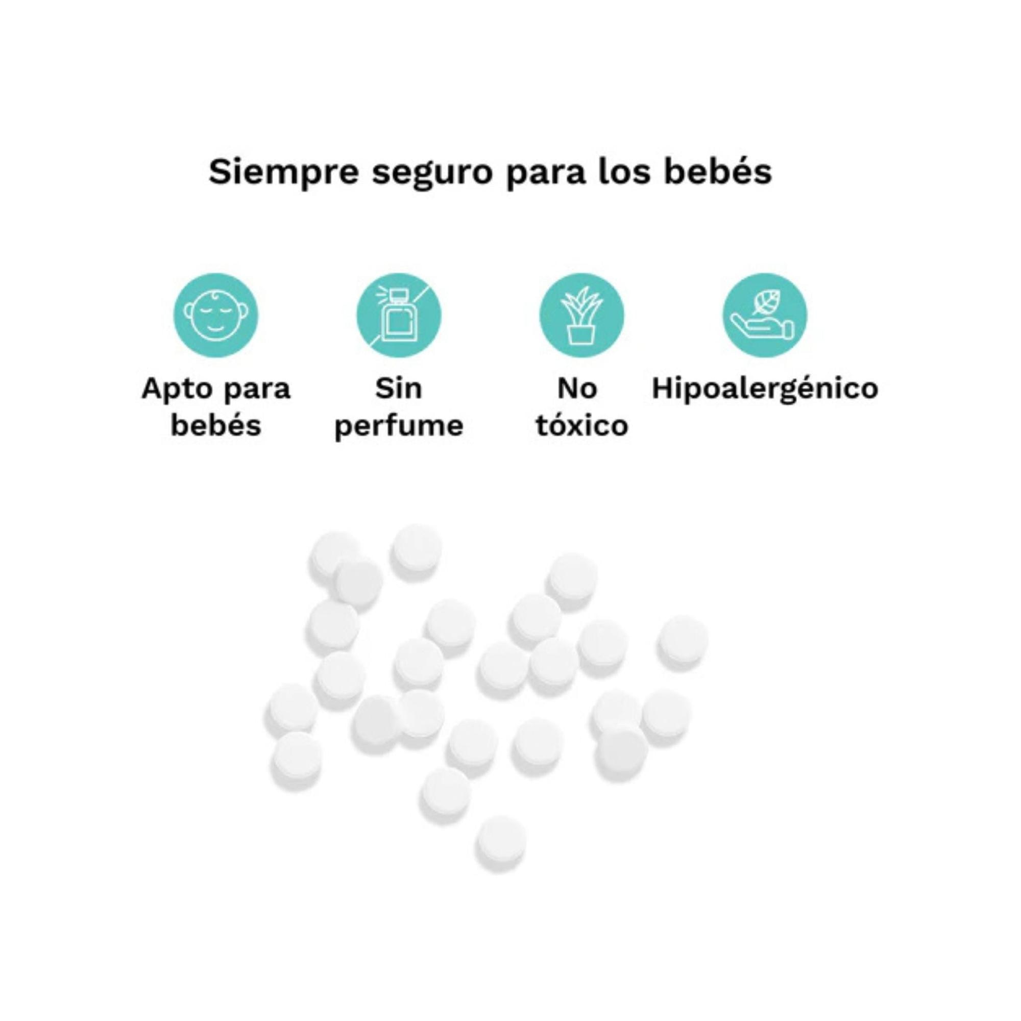 Pastilhas de Descalcificação Baby Brezza Universais Branco-2