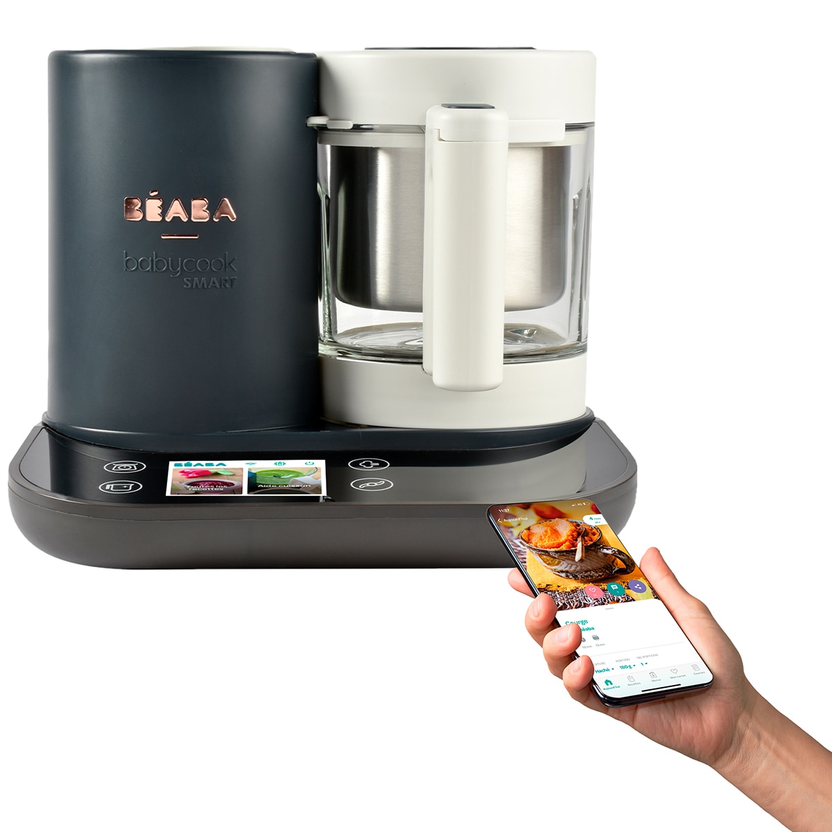 Robô de Cozinha Babycook Smart Cinzento-aço-5