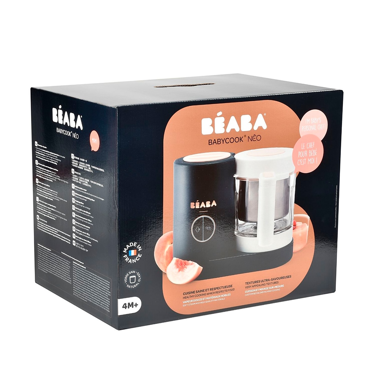 Pack Babycook Neo Night Blue com Frascos de Vidro - 250 ml e 150 ml Azul-12