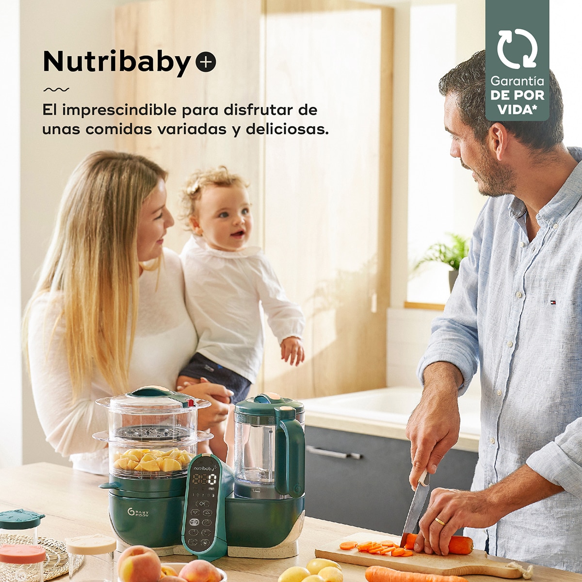 Robô de Cozinha Nutribaby (+) Verde-escuro-3