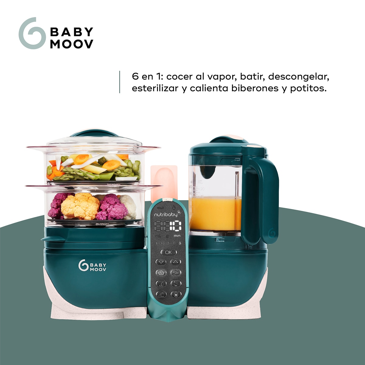 Robô de Cozinha Nutribaby (+) Verde-escuro-4