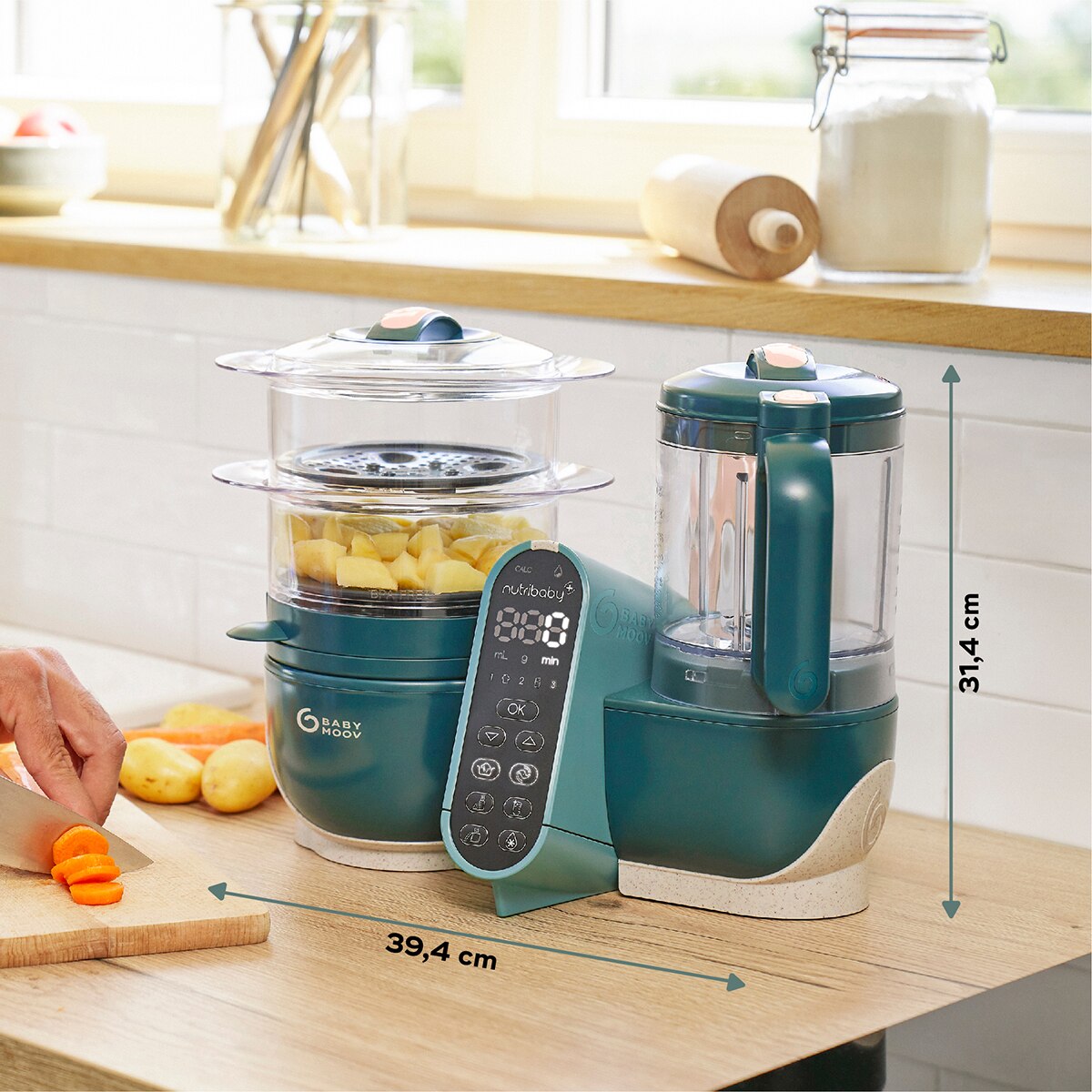Robô de Cozinha Nutribaby (+) Verde-escuro-8