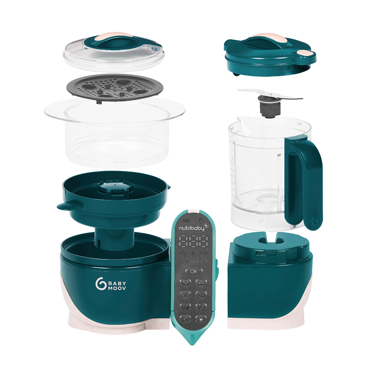 Robô de Cozinha Nutribaby (+) Verde-escuro-9