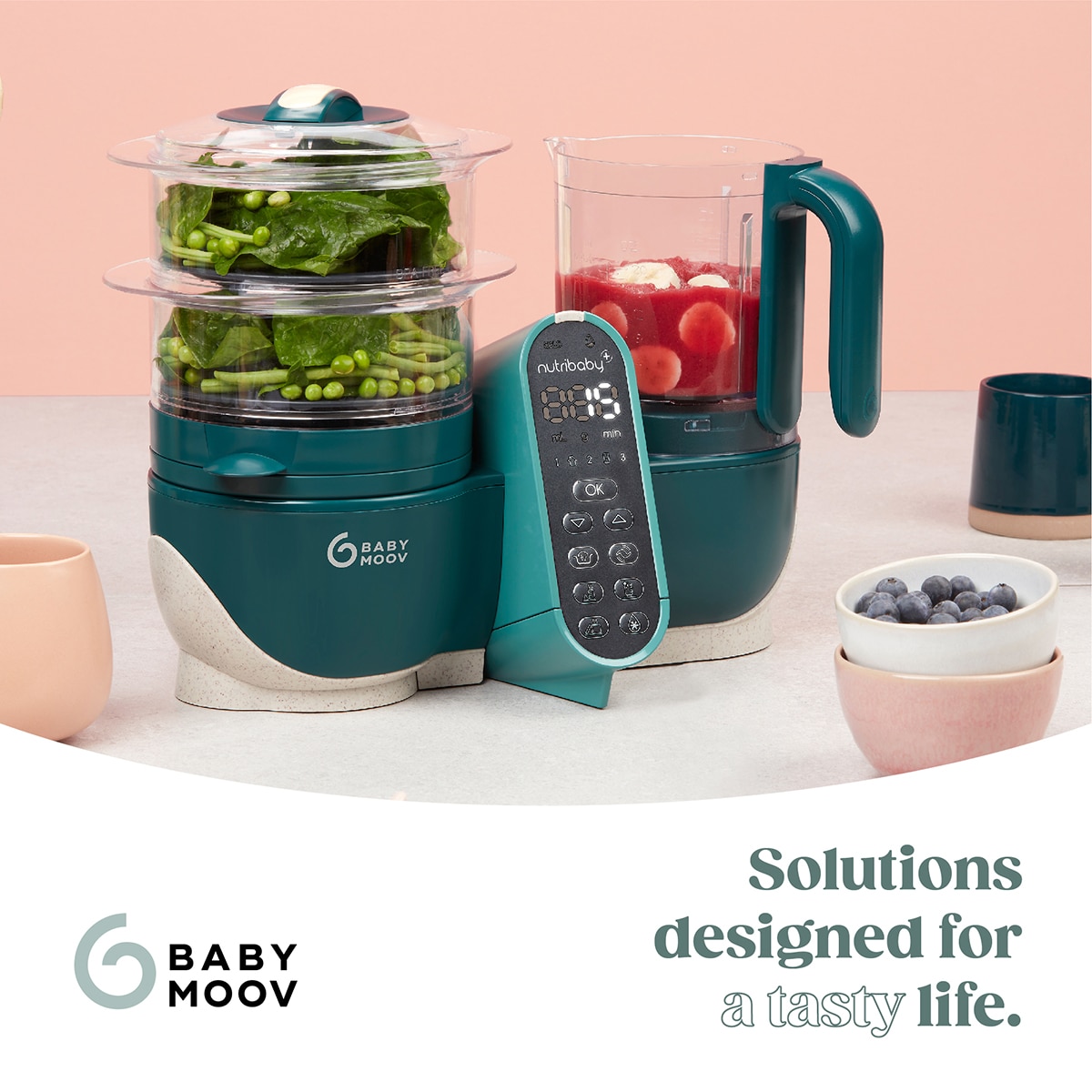 Robô de Cozinha Nutribaby (+) Verde-escuro-10