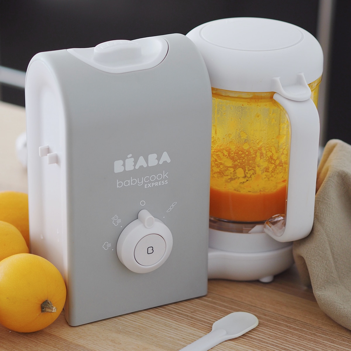 Robot de cocina Babycook Express - Blanco Harina Gris claro-9