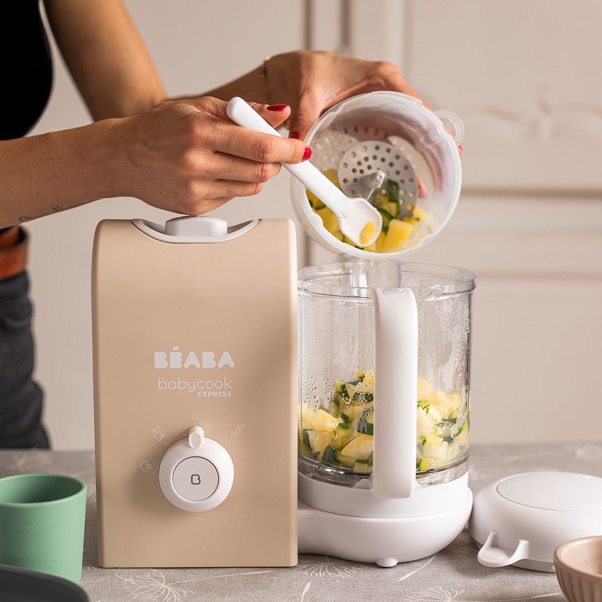 Robot de cocina Babycook Express Blanco Harina Blanco Harina-10
