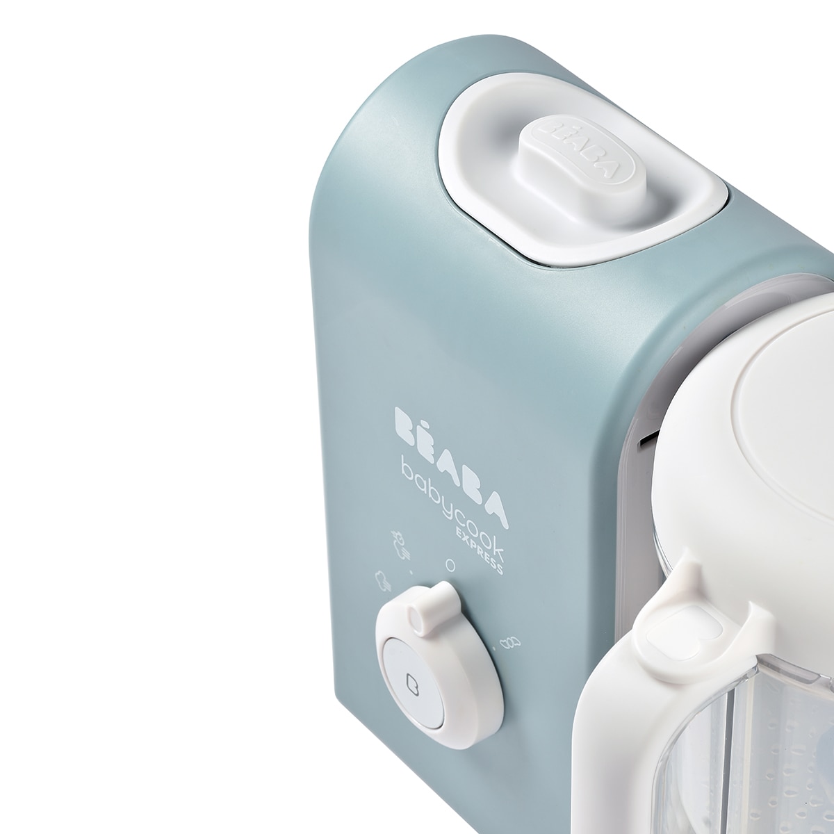 Pack robot de cocina Béaba Babycook Express con lote de cucharas de silicona 1a edad Gris claro Gris claro-4