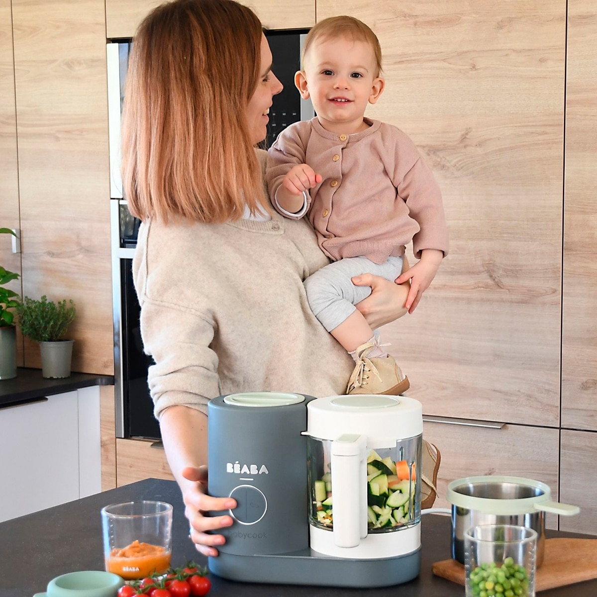 Robot de cocina Béaba Babycook Neo - Gris Suave Gris Suave-11