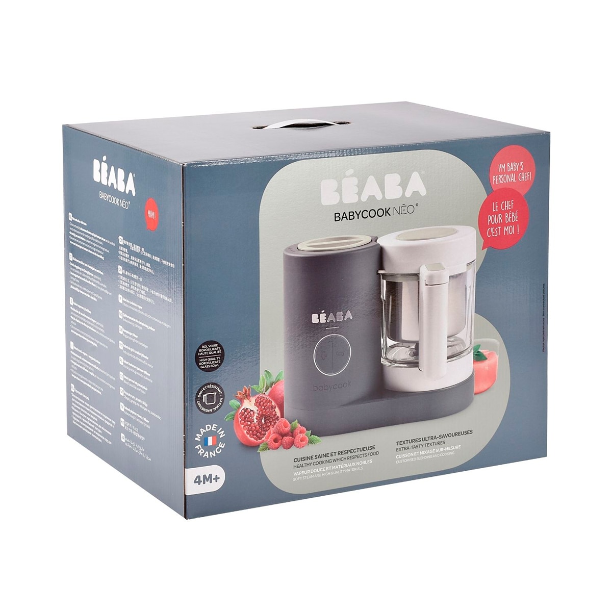 Robot de cocina Béaba Babycook Neo - Gris Suave Gris Suave-12