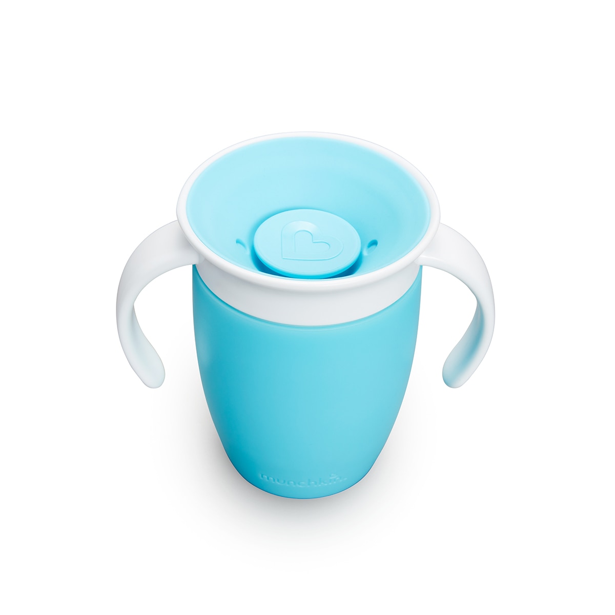 Taza de aprendizaje 360° Munchkin Miracle con asas 200ml - Azul Cielo Azul Cielo-3