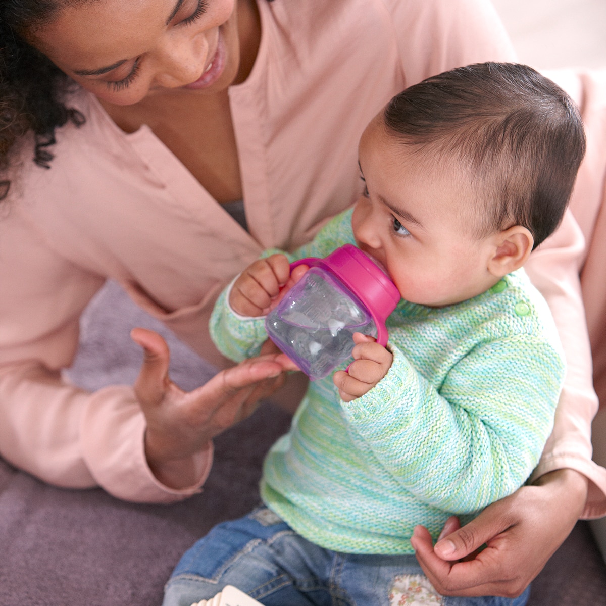 Taza Antigoteo Philips Avent boquilla silicona (200 ml.) +6 M. - Morado Morado-4