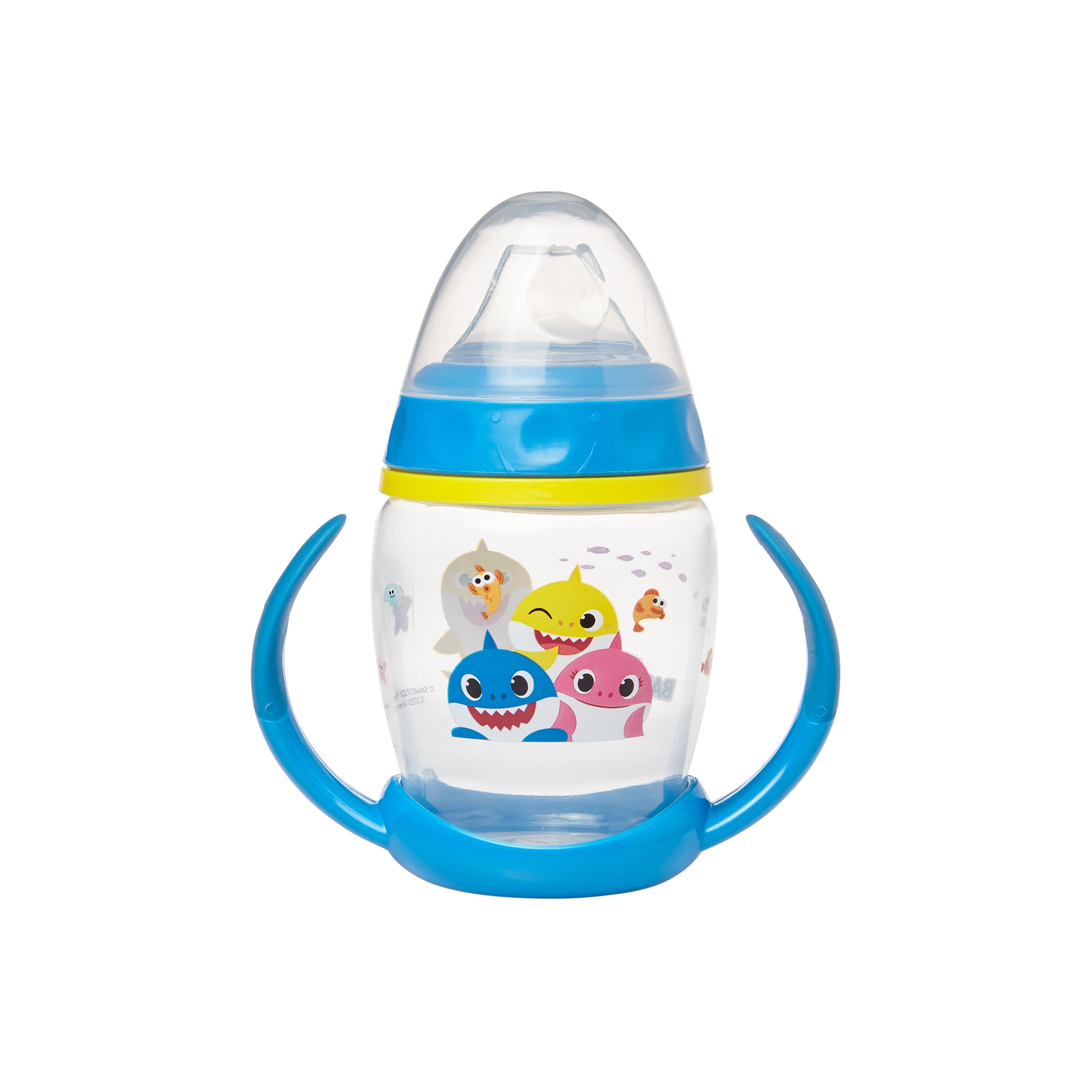 Stor - Taza aprendizaje Baby Shark con boquilla blanda.