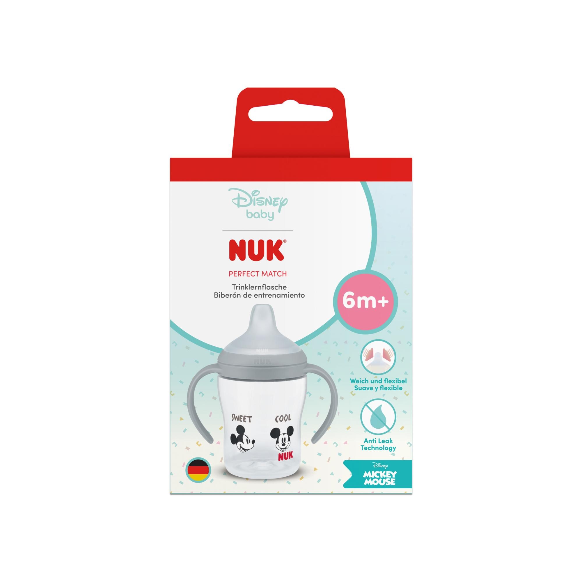 Taza aprendizaje Nuk First Choice Disney 150ml con control temperatura (6m+) - Gris Gris-8