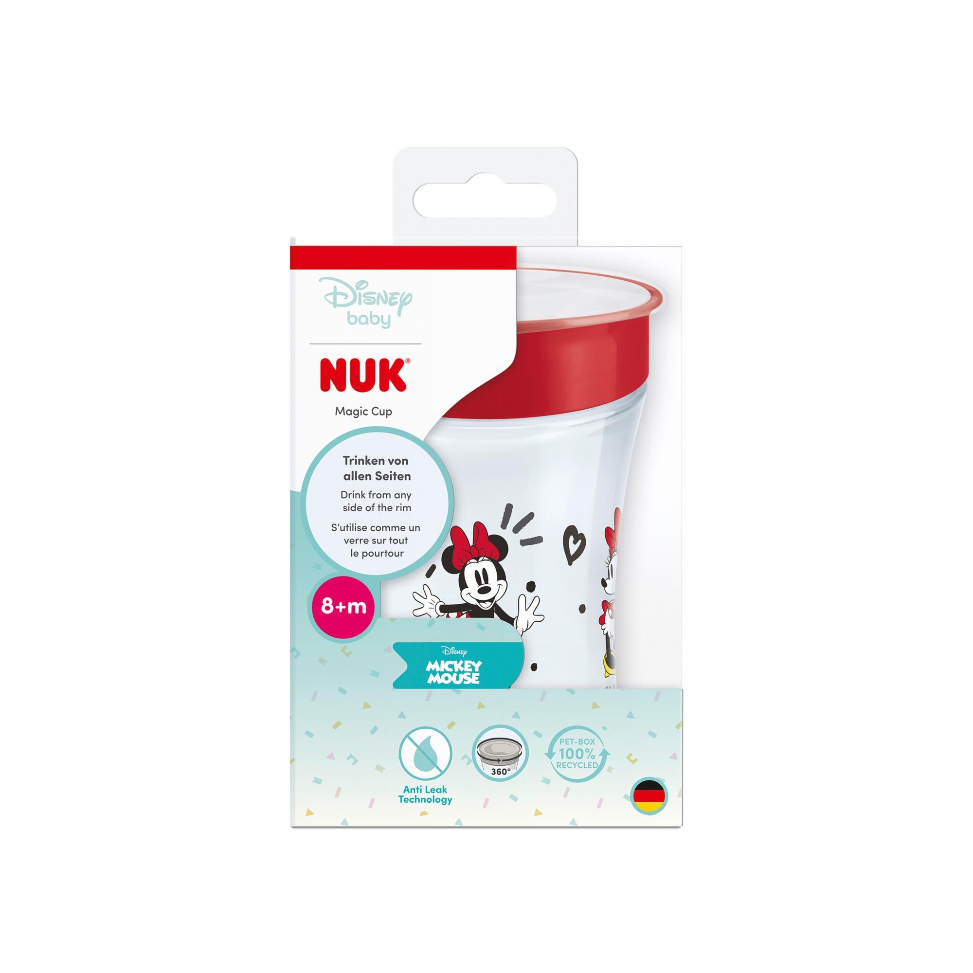 Imagen 0 de Taza aprendizaje Nuk magic evo Disney 230ml (8m+) Rojo