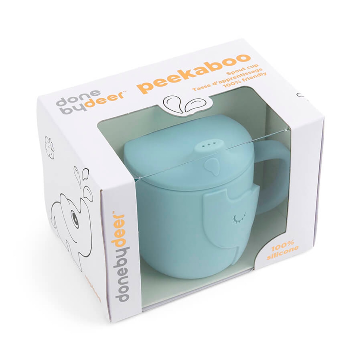 Copo com Asas de silicone Peekaboo Elphee - Azul Azul-4