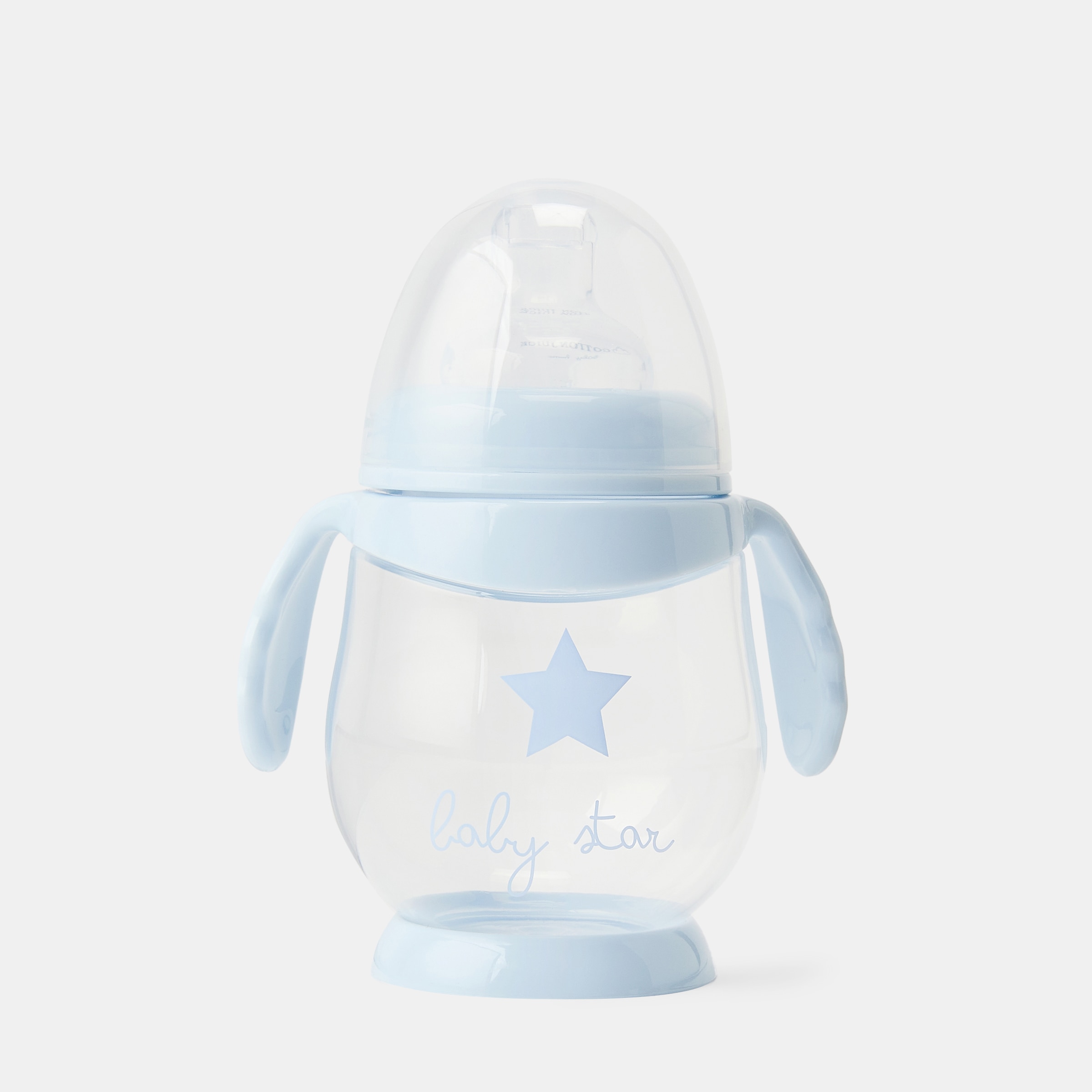 Taza de aprendizaje Cotton Juice Baby Home estrella con boquilla blanda - Azul Azul-1