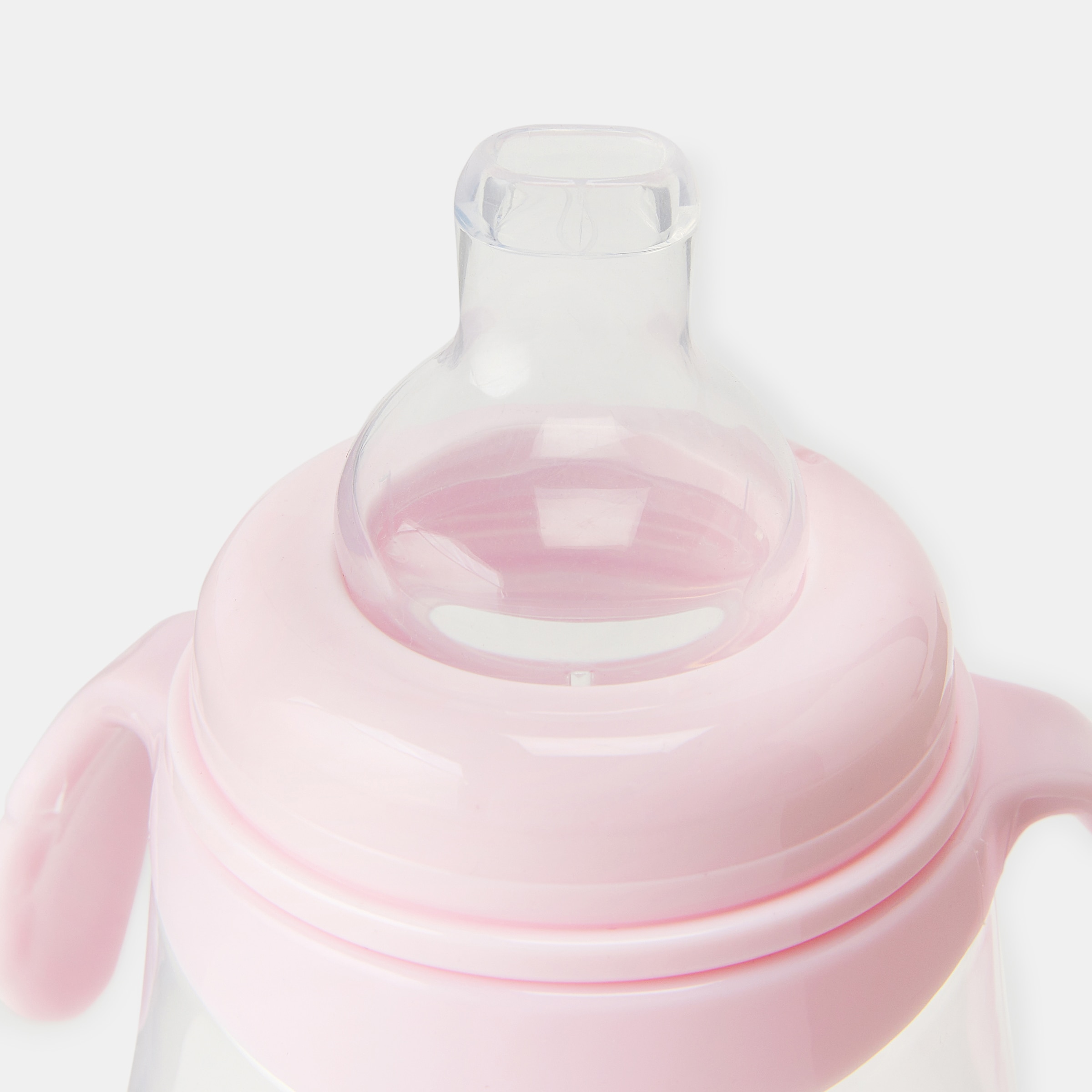 Taza de aprendizaje Cotton Juice Baby Home estrella con boquilla blanda - Rosa Rosa-2