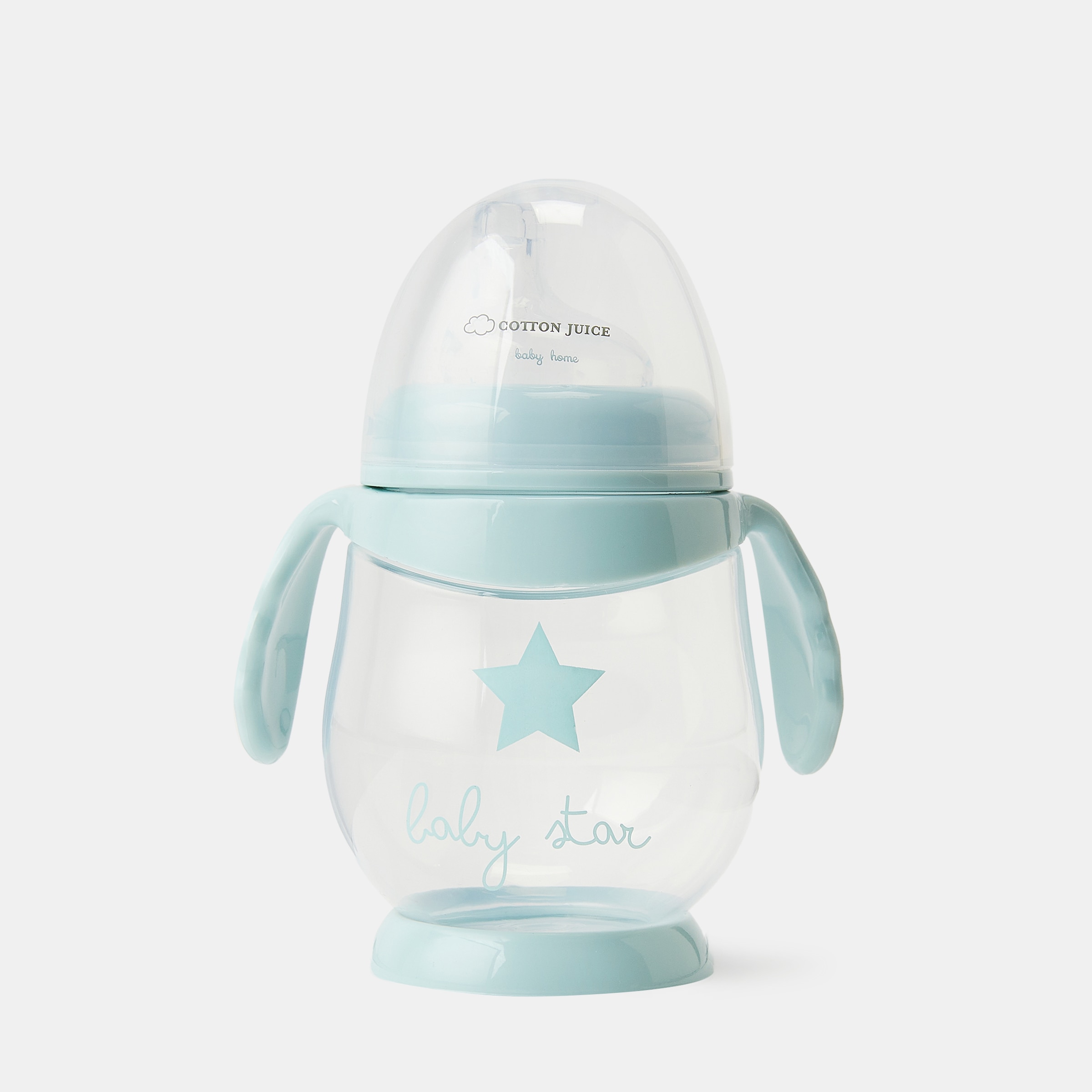 Imagen 0 de Taza de aprendizaje Cotton Juice Baby Home estrella con boquilla blanda Verde
