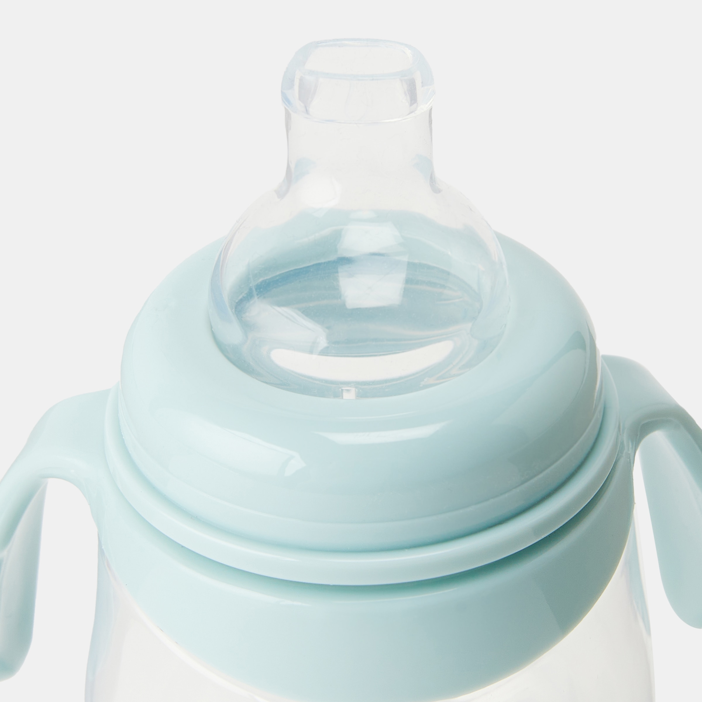 Taza de aprendizaje Cotton Juice Baby Home estrella con boquilla blanda - Verde Verde-2